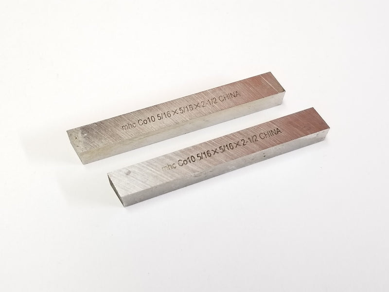 Lot of 2 MHC CO10 5/16 x 5/16 x 2-1/2 Lathe Square Cutting Tool