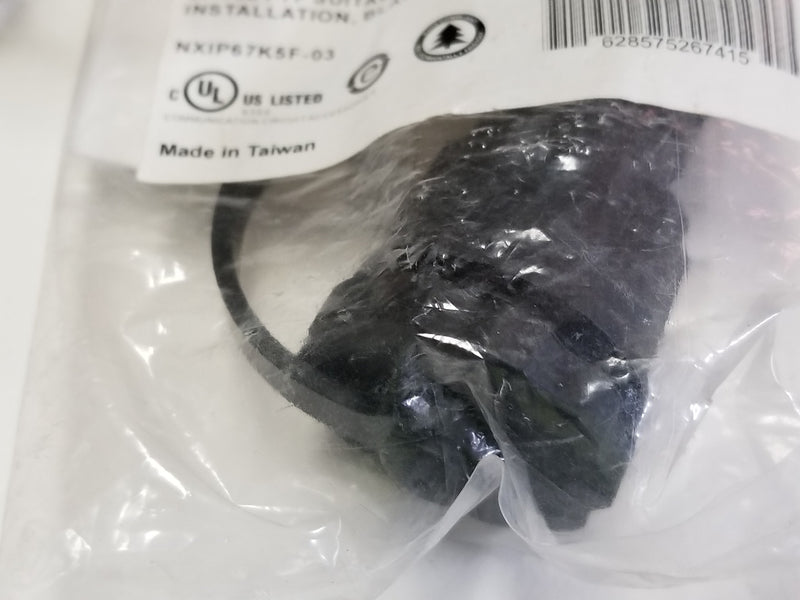 Belden (Lot of 2) E300502 010S1 DataTuff Cat5E FTP Black Ethernet Plug Kits