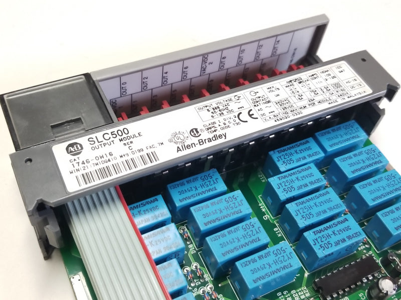 Allen Bradley 1746-OW16 Ser:C SLC500 Relay Output Card - NICE!