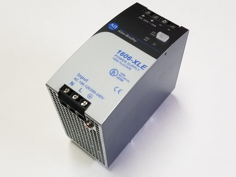 Allen Bradley 1606-XLE240E Input - 120/240VAC Output - 24VDC 10A Power Supply