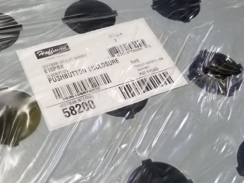 Hoffman E16PBX Pushbutton Enclosure 12x11x5 16-Hole for 800T Pushbuttons