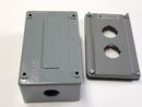 Allen Bradley 800T-2TZ 2-Hole Surface Mount Die Cast Pushbutton Enclosure