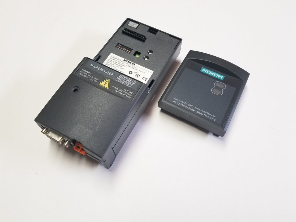 Siemens 6SE6400-1PB00-0AA0 Micromaster 4 Profibus Module E-Stand B02/1 ...