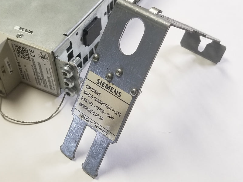 Siemens 6SN1123-1AA00-0HA2 SIMODRIVE LT-Module INT 8A w/ Shield Plate