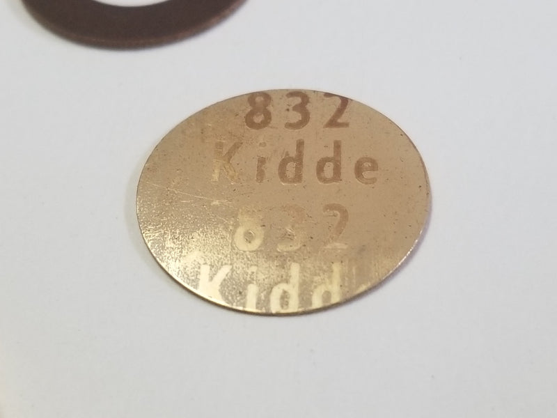 Kidde 902514 Fire Extinguisher Safety Disc 832 & Washer