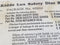 Kidde 922016 Fire Extinguisher Safety Disc 20251 KIT NOS-Sealed