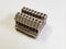 Lot of (8) Weidmuller WDU 6 Tan Terminal Blocks