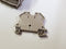 Lot of (8) Weidmuller WDU 6 Tan Terminal Blocks