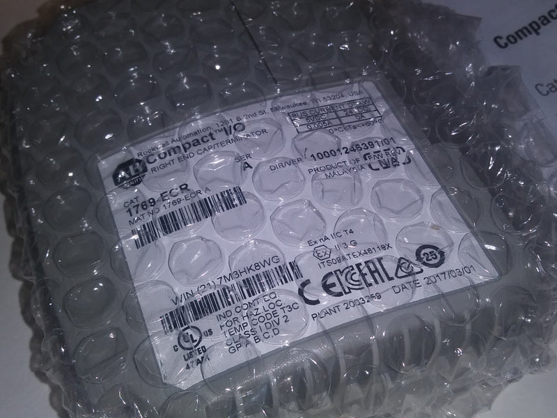 Allen Bradley 1769-ECR Ser/A Right End Cap Terminator 2017
