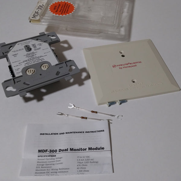 Honeywell Fire lite MDF-300 Alarm Dual Monitor Modules LiteSpeed ...