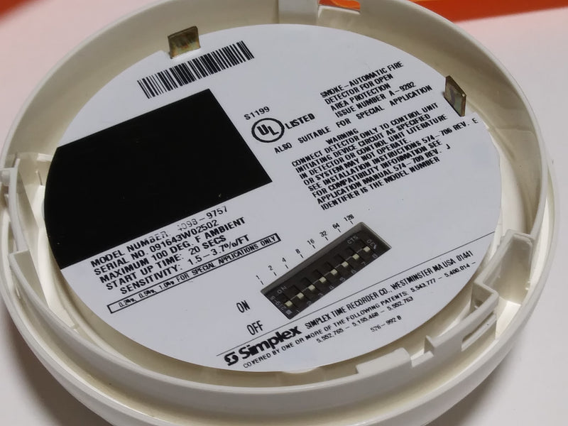Simplex 4098-9757 Intelligent Smoke Detector