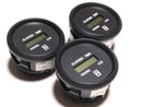 Lot of 3 Electronic Elapsed Time Gauges (hours) 1/10 Increments MH0230A