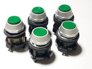 Lot of 5 New Cutler Hammer 1273C46 Green Spring Return Push Buttons