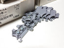 Lot of (262) DINnectors DN-T12-A GREY 24-12AWG 20A 600V Terminal Blocks