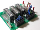 Kawasaki 1HY-31 Robot Controller Relay Module (3) Omron G7S-4A2B Relays 24VDC