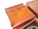 1-1/2 32 NS 2 GO PD 1.4797 & NOGO PD 1.4750 Thread Ring Card Gage Set