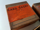 1 1/2 18 NEF 2A GO PD 1.4624 & NOGO PD 1.4574 Thread Ring Card Gage Set