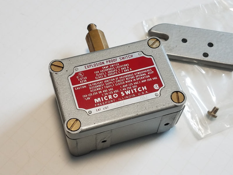 Micro Switch EX-Q Hazardous Location Explosion Proof Snap Switch