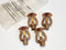 Lot of 4 Firematic SP1604 Brass 160 Deg Fire Sprinkler Heads