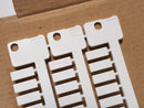 1,974 General Marking CPM-04 MarkinGenius 6x15 mm White Terminal Tags 31393-2