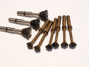 Lot of (9) Brooks Fire Extinguisher Valve Stems