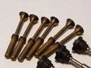 Lot of (9) Brooks Fire Extinguisher Valve Stems