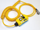Hoist Crane 2 Push Button Pendant with 8' Cable Assembly & 7-Pin WEiPU Connector
