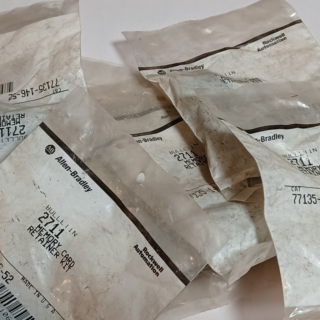 Memory Module Retainers Lot of (7) Allen Bradley 77135-146-52 HMI Memory Card Retainer Kits ...