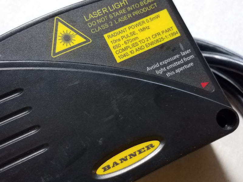 Banner LT3NU 12-24VDC Long Range Laser Sensor