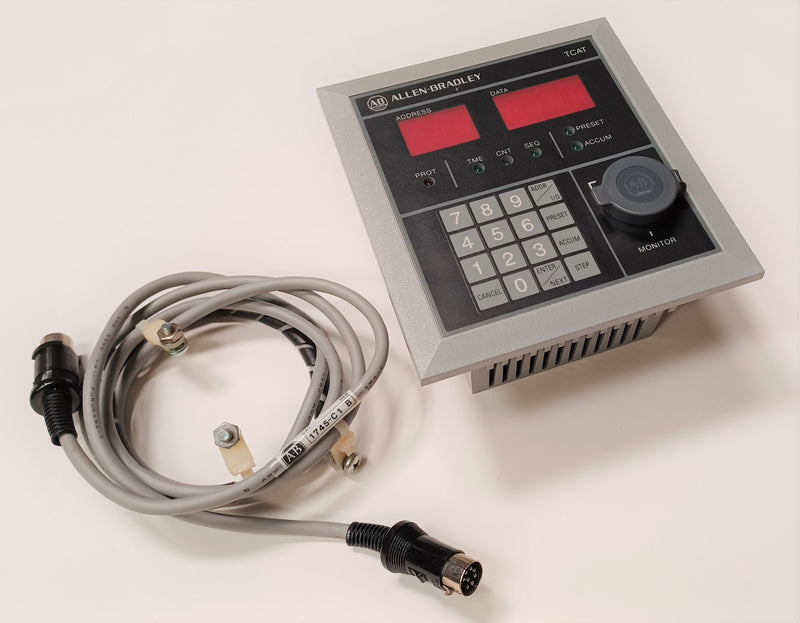Allen Bradley 1745-TCAT Timer Counter Access Terminal + 1745-C1 Cable