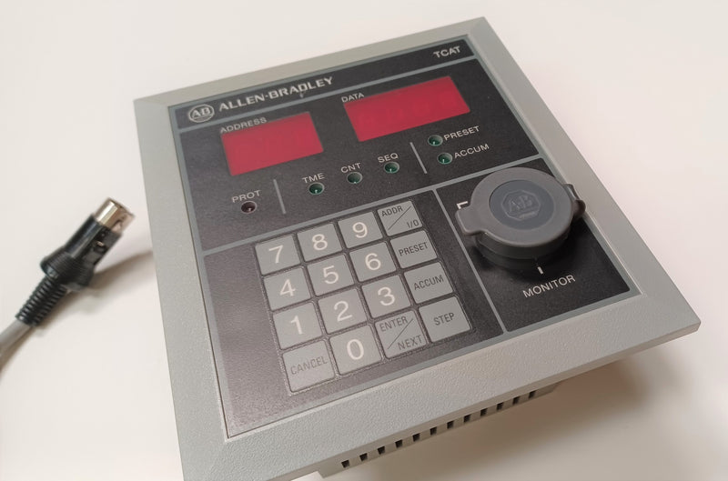 Allen Bradley 1745-TCAT Timer Counter Access Terminal + 1745-C1 Cable