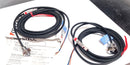 Lot of (2) Keyence EM-010P Proximity Sensor In-Cable Amplifier Main Unit M10 PNP