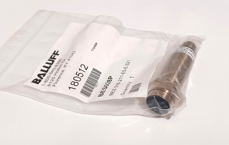 Balluff BES 516-211-E5-E-S21 Inductive Proximity Sensor M18 SN=5MM BES028P