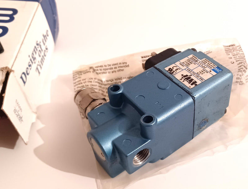 MAC 225B-111JJ 120V / 24VDC Solenoid Pneumatic Valve Assembly