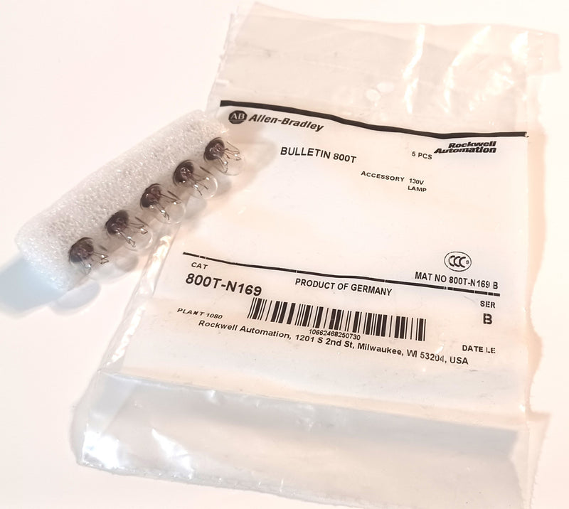 Allen Bradley 800T-N169 Ser.B 130V Lamp Pack/5