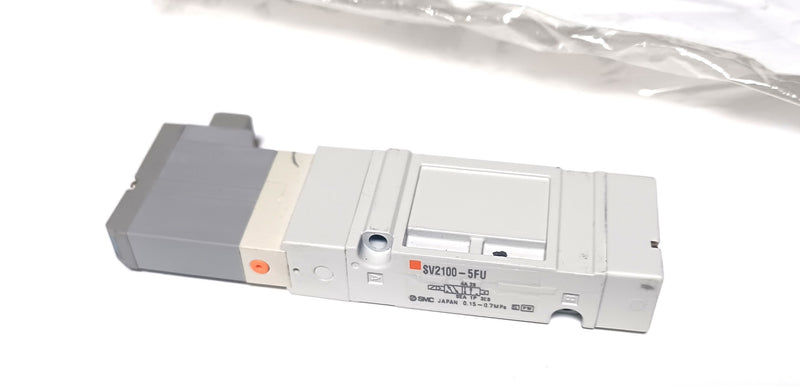 SMC SV2100-5FU Pneumatic Solenoid Valve 24VDC 0.15-0.7mpa
