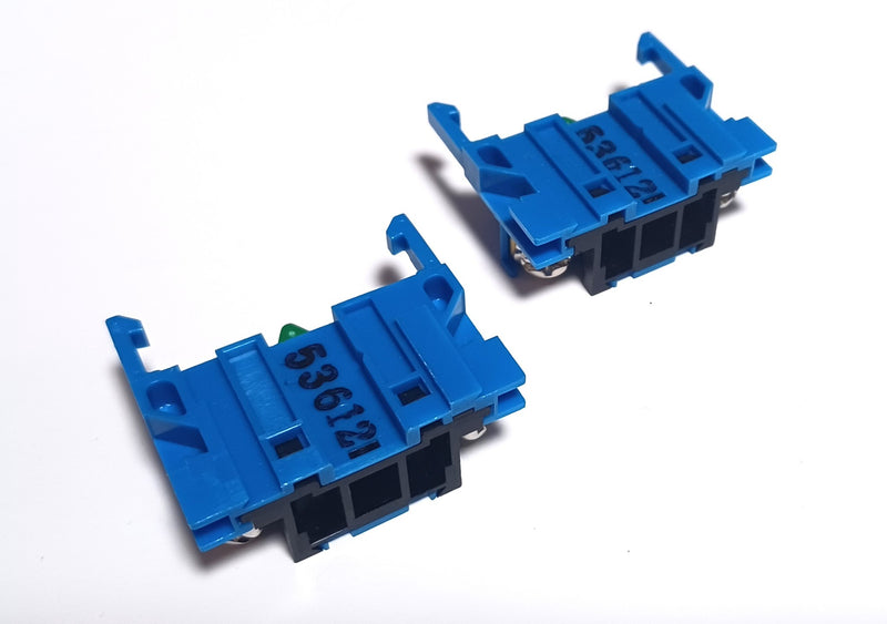 Idec 858T-HW-C10 Normally Open Push Button Contact Block HW-C10 ( Lot of 2 )