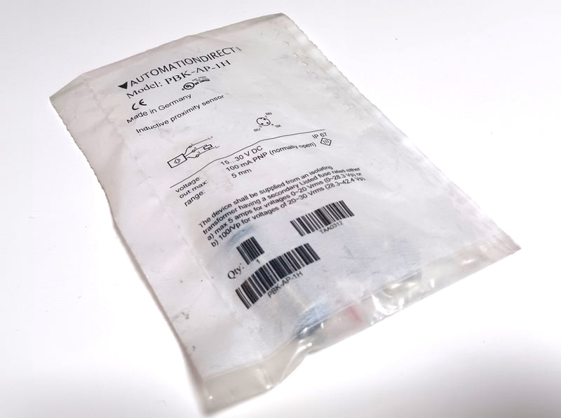 Automation Direct PBK-AP-1H Inductive Proximity Sensor 15-30VDC New / Sealed