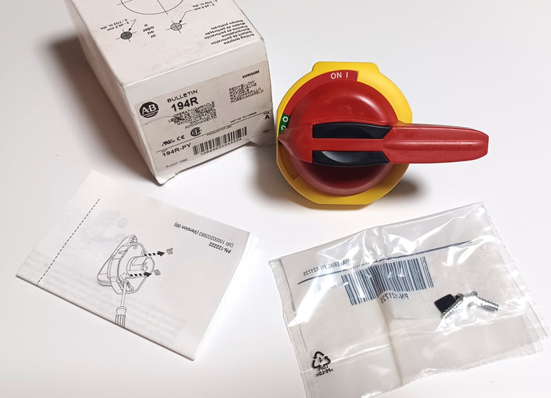 Allen Bradley 194R-PY Ser.A Red / Yellow Disconnect Operating Handle