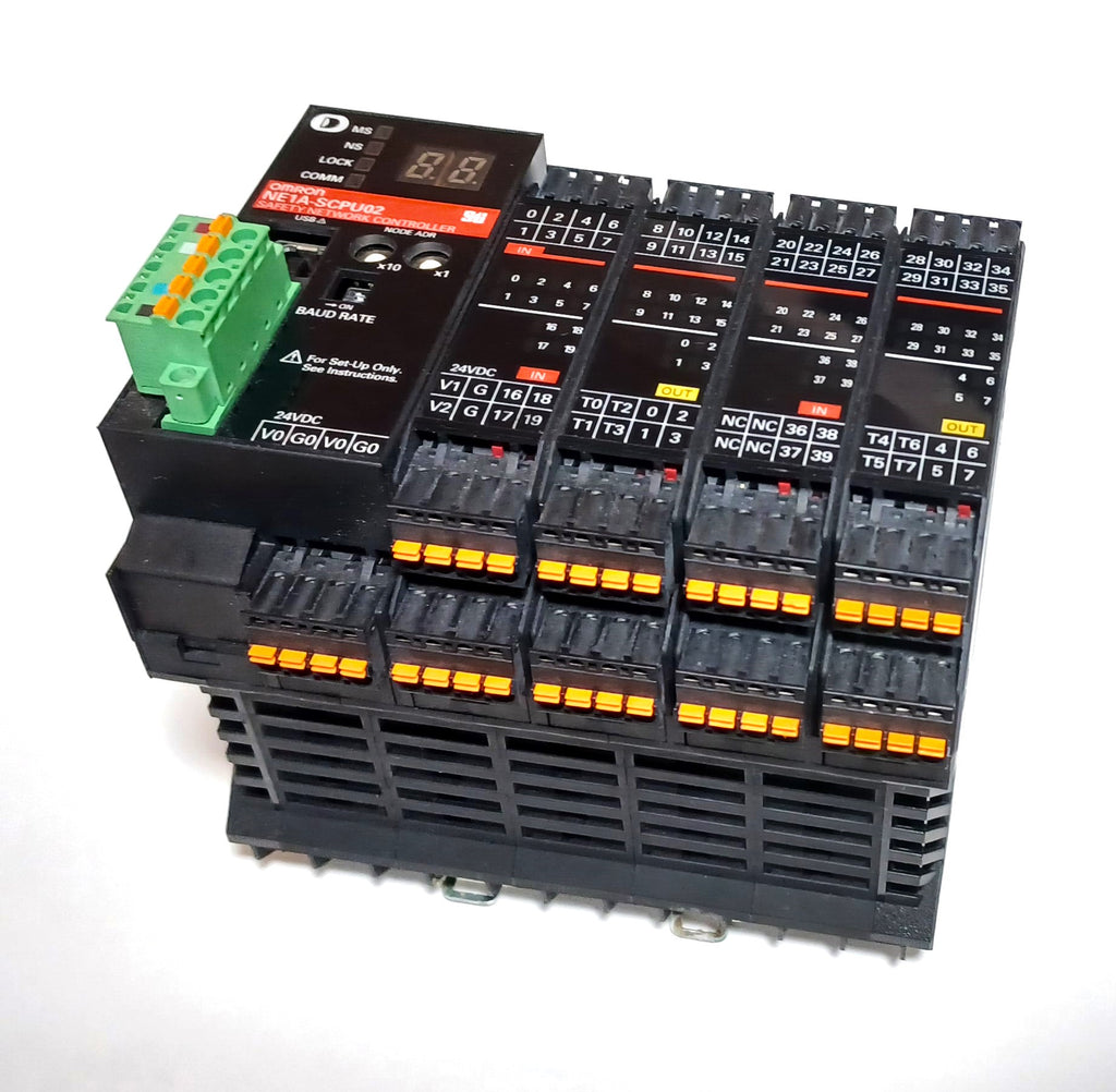 Output Network Unit Omron NE1A-SCPU02 Safety PLC Input / Output Network Controller 24VDC D ...