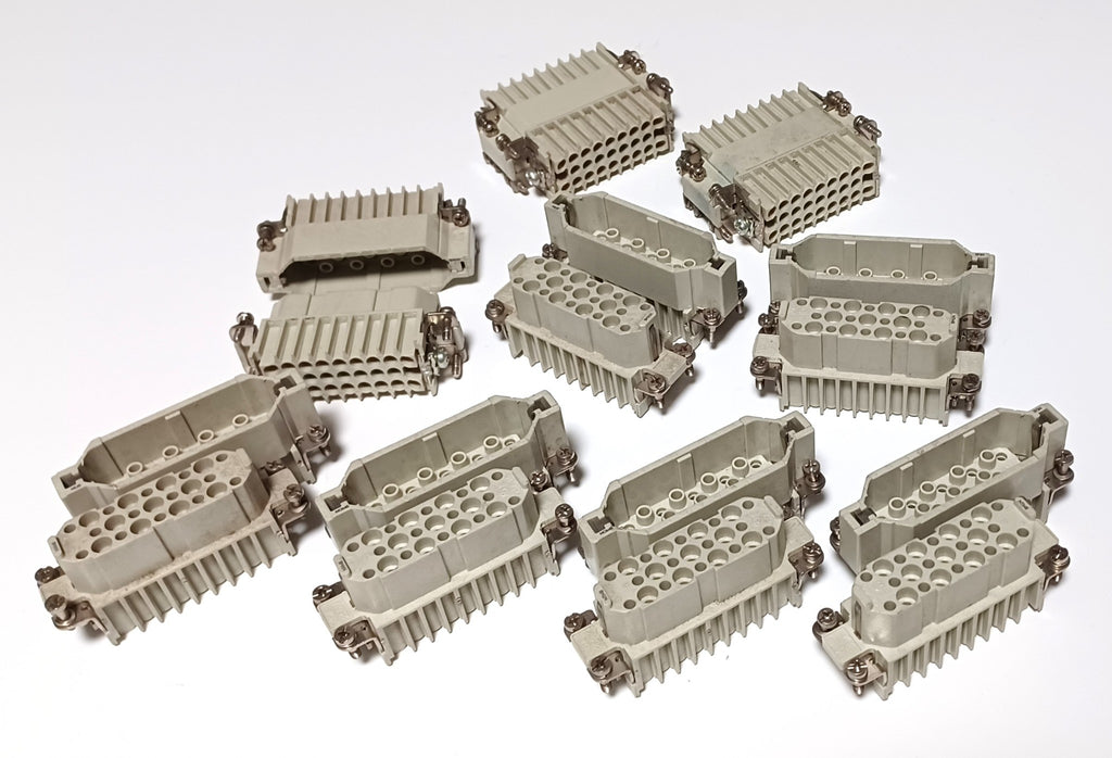 Lot of (9) Pairs ILME CDM25 & CDF25 Crimp Style 25 Pin Male & Female C ...