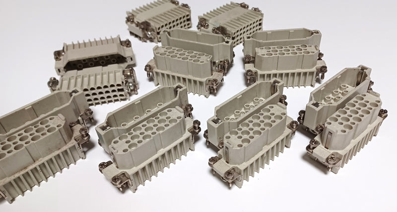 Lot of (9) Pairs ILME CDM25 & CDF25 Crimp Style 25 Pin Male & Female C ...