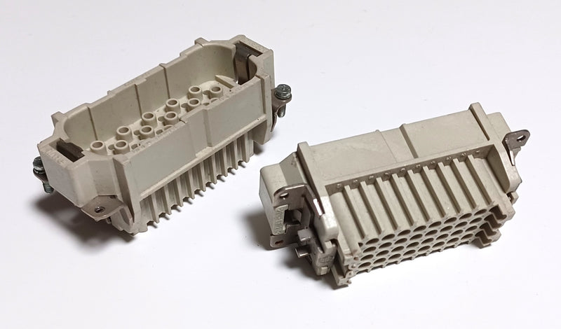 ILME CDM40 40-Pin Crimp Style Male Insert Connector ( Lot of 2 )