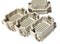 ILME (3) CDDM42 Male & (1) CDDF42 Female 42-Pin Crimp Style Insert Connectors