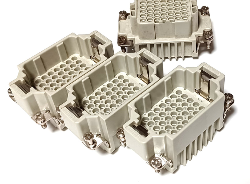 ILME (3) CDDM42 Male & (1) CDDF42 Female 42-Pin Crimp Style Insert Connectors