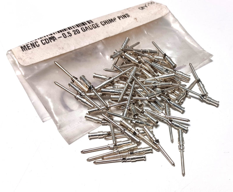 ILME CDMA 0.5 Crimp Style Male Pins AWG 20 ( Lot of 70 )