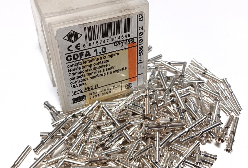 ILME CDFA 1.0 Crimp Style Female Pins AWG 18 ( Lot of 192 )