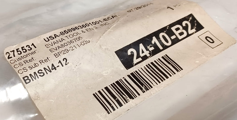 Misumi BMSN4-12 Manifold Block New / Sealed