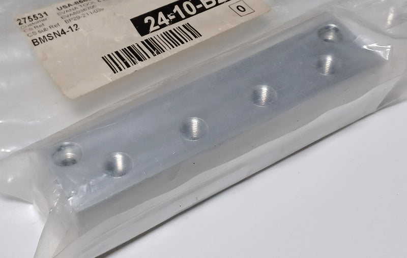 Misumi BMSN4-12 Manifold Block New / Sealed