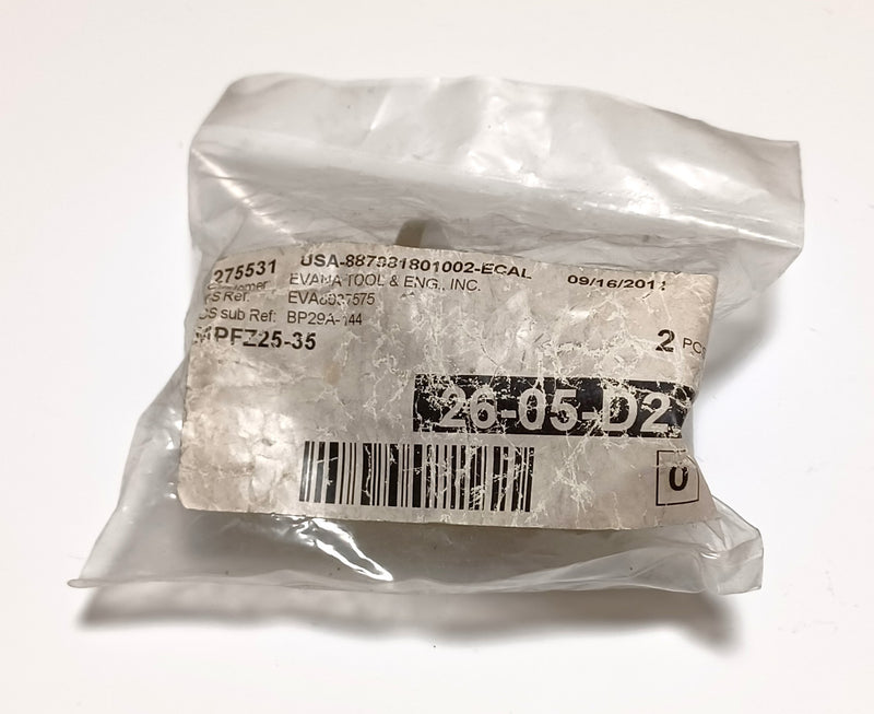 Misumi MPFZ25-35 Oil Free Flanged Bushings ( Lot of 2 )